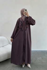 Dubai abaya met steentjes