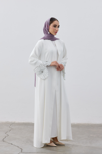 Abaya met steentjesdetail