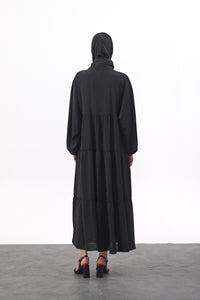 Maxi-jurk met knoopsluiting