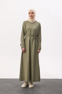 Comfy jurk met lint