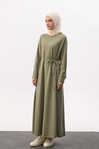 Comfy jurk met lint