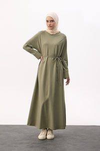 Comfy jurk met lint