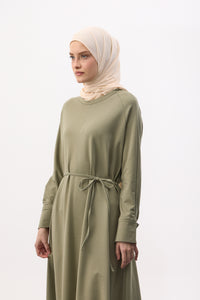 Comfy jurk met lint