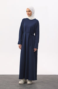 Comfy jurk met lint