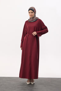 Comfy jurk met lint