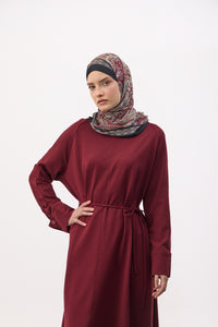 Comfy jurk met lint