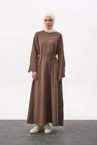 Comfy jurk met lint