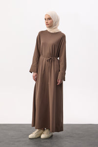 Comfy jurk met lint