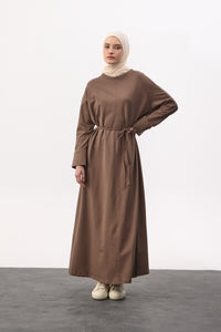Comfy jurk met lint