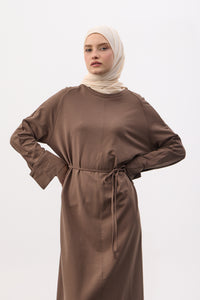 Comfy jurk met lint