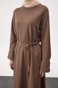 Comfy jurk met lint