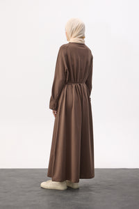 Comfy jurk met lint