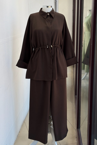 Twinset met ceintuurlint