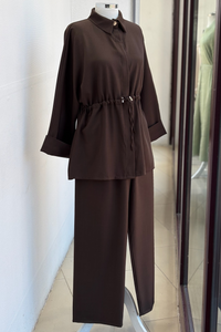 Twinset met ceintuurlint