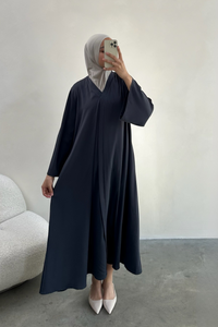 Modest jurk met lint