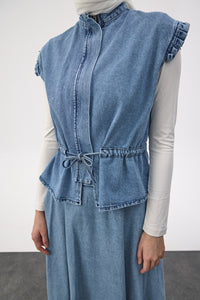 Denim twinset