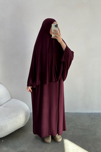 Premium Jersey Khimar set